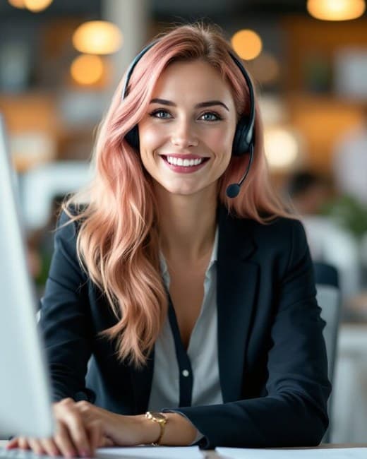Mira – Digitale KI-Assistentin (computergeneriertes Bild)